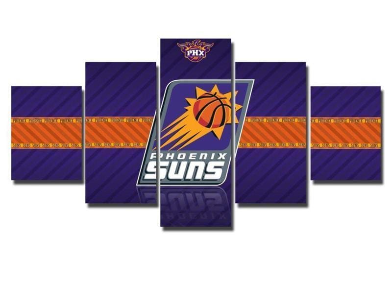 Phoenix Suns Banner – 5 Panel Canvas Prints Wall Art Home Decor Frame Set 4 Phoenix Suns Banner – 5 Panel Canvas Prints Wall Art Home Decor Frame Set - Image 4