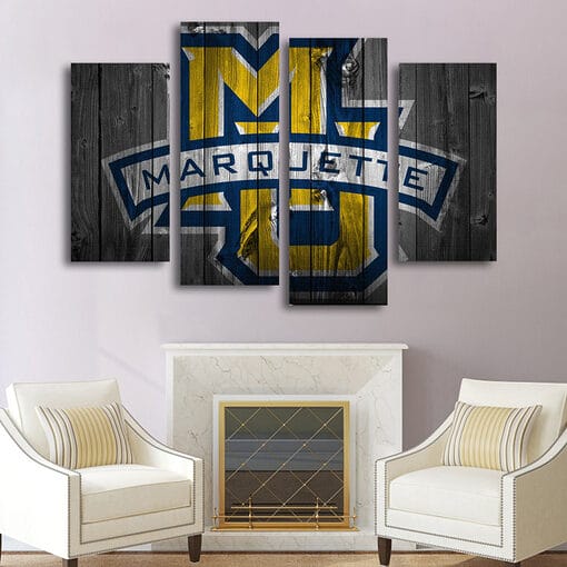 Marquette - Multi Panel Canvas Prints Wall Art Home Decor Frame Set - Image 2