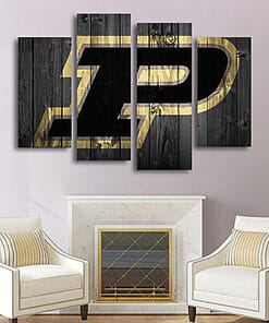 Alternative view of Purdue Boilermakers - Multi Panel Canvas Prints Wall Art Home Decor Frame Set