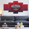 New Orleans Pelicans Basketball – 5 Panel Canvas Prints Wall Art Home Decor Frame Set 5 5 Pcs New Orleans Pelicans Painting Printed Canvas Wall Art Picture Home Dcor 1024x1024