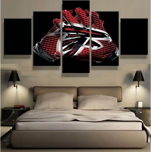 Atlanta Falcons Gloves – 5 Panel Canvas Prints Wall Art Home Decor Frame Set 1 Atlanta Falcons Gloves – 5 Panel Canvas Prints Wall Art Home Decor Frame Set