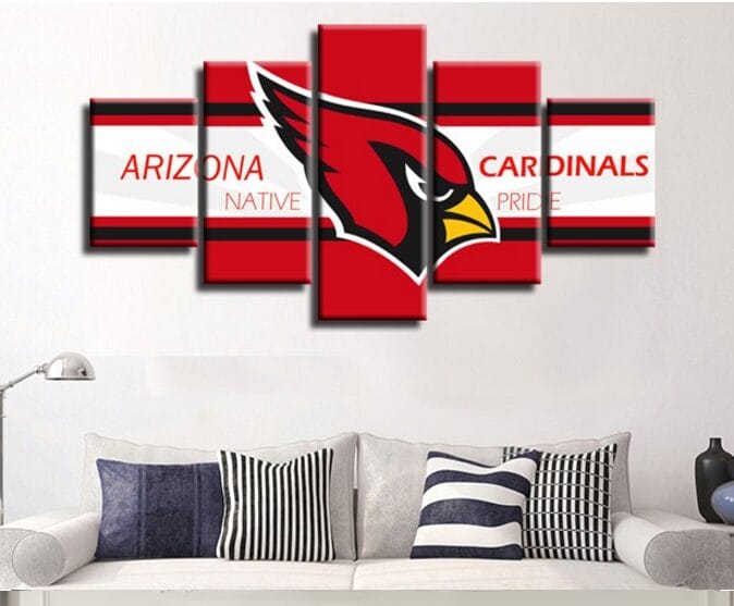 Arizona Cardinals Red Bird – 5 Panel Canvas Prints Wall Art Home Decor Frame Set 1 Arizona Cardinals Red Bird – 5 Panel Canvas Prints Wall Art Home Decor Frame Set