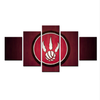 Toronto Raptors Logo Basketball – 5 Panel Canvas Prints Wall Art Home Decor Frame Set 4 5 Pieces Toronto Raptors Painting Printed Canvas Wall Picture Home Dcor 1024x1024