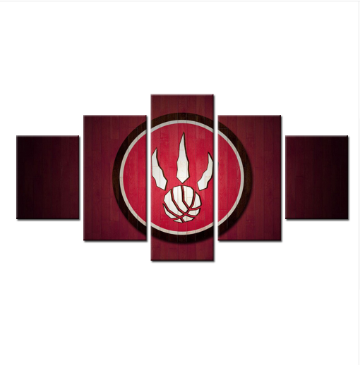 Toronto Raptors Logo Basketball – 5 Panel Canvas Prints Wall Art Home Decor Frame Set 1 Toronto Raptors Logo Basketball – 5 Panel Canvas Prints Wall Art Home Decor Frame Set