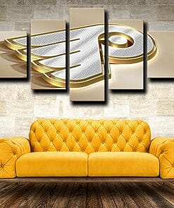 Philadelphia Flyers 4 – 5 Panel Canvas Prints Wall Art Home Decor Frame Set