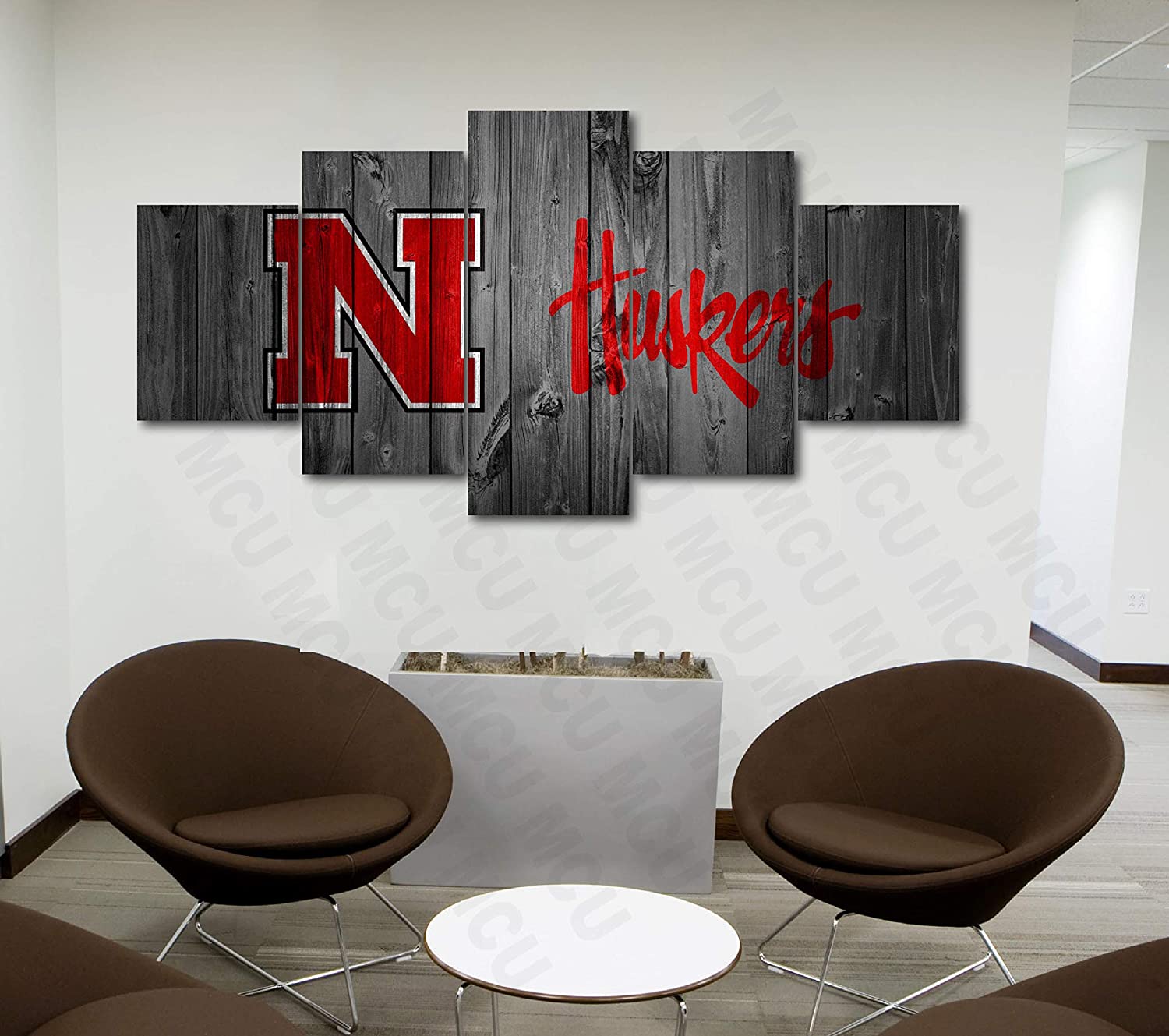 Nebraska Cornhuskers NCAA Football – 5 Panel Canvas Prints Wall Art Home Decor Frame Set 1 Nebraska Cornhuskers NCAA Football – 5 Panel Canvas Prints Wall Art Home Decor Frame Set