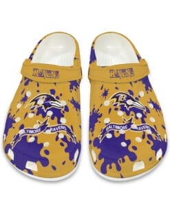 Baltimore Ravens Crocs V2 Nfl Unisex Clogs Clog Shoes