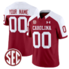 Custom South Carolina Gamecocks Jersey Name and Number Football 1980 Throwback Vapor Limited Garnet Alternate