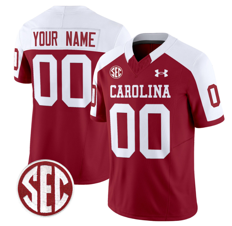 Custom South Carolina Gamecocks Jersey Name and Number Football 1980 Throwback Vapor Limited Garnet Alternate 8 Custom South Carolina Gamecocks Jersey Name and Number Football 1980 Throwback Vapor Limited Garnet Alternate