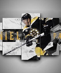 Boston Bruins Daniel Paille – 5 Panel Canvas Prints Wall Art Home Decor Frame Set