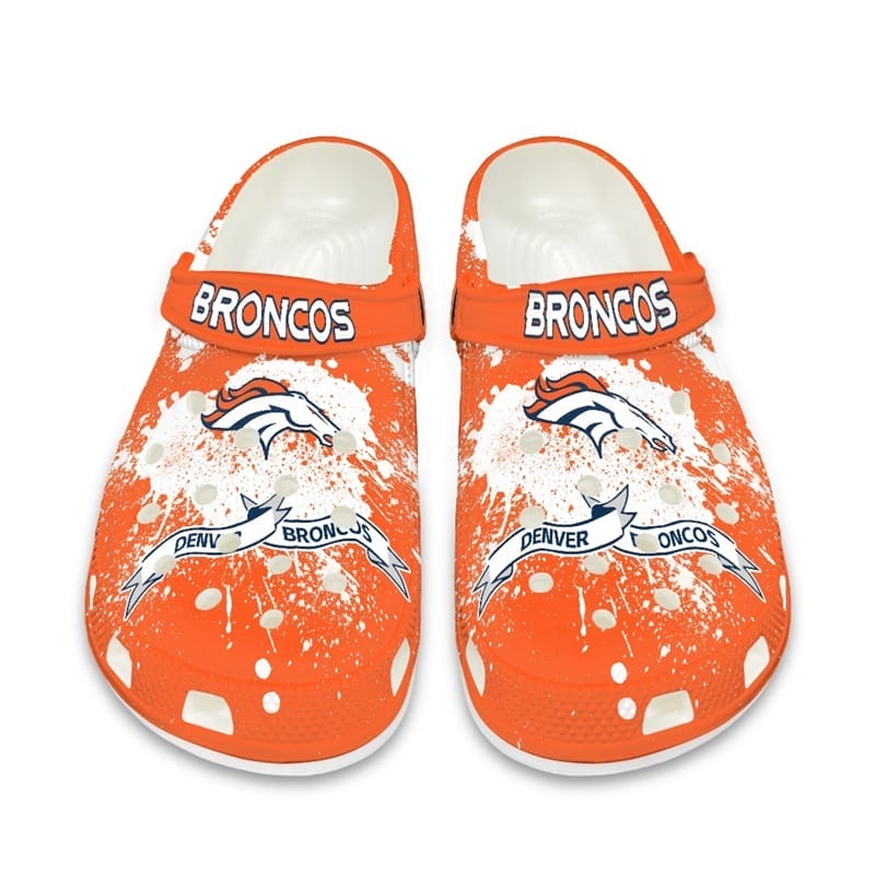 Denver Broncos Crocs V3 Unisex Clogs Clog Shoes 8 Denver Broncos Crocs V3 Unisex Clogs Clog Shoes