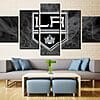 Framed 5 Pcs Los Angeles Basketball Painting Printed Canvas Wall Art Home D cor