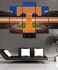 Tennessee Volunteers Stadium Sport – 5 Panel Canvas Prints Wall Art Home Decor Frame Set