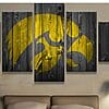 Iowa Hawkeyes College Barn Wood Style – 5 Panel Canvas Prints Wall Art Home Decor Frame Set 5 Large Framed Iowa Hawkeyes College Barn wood style Canvas Home Decor Print 1024x1024