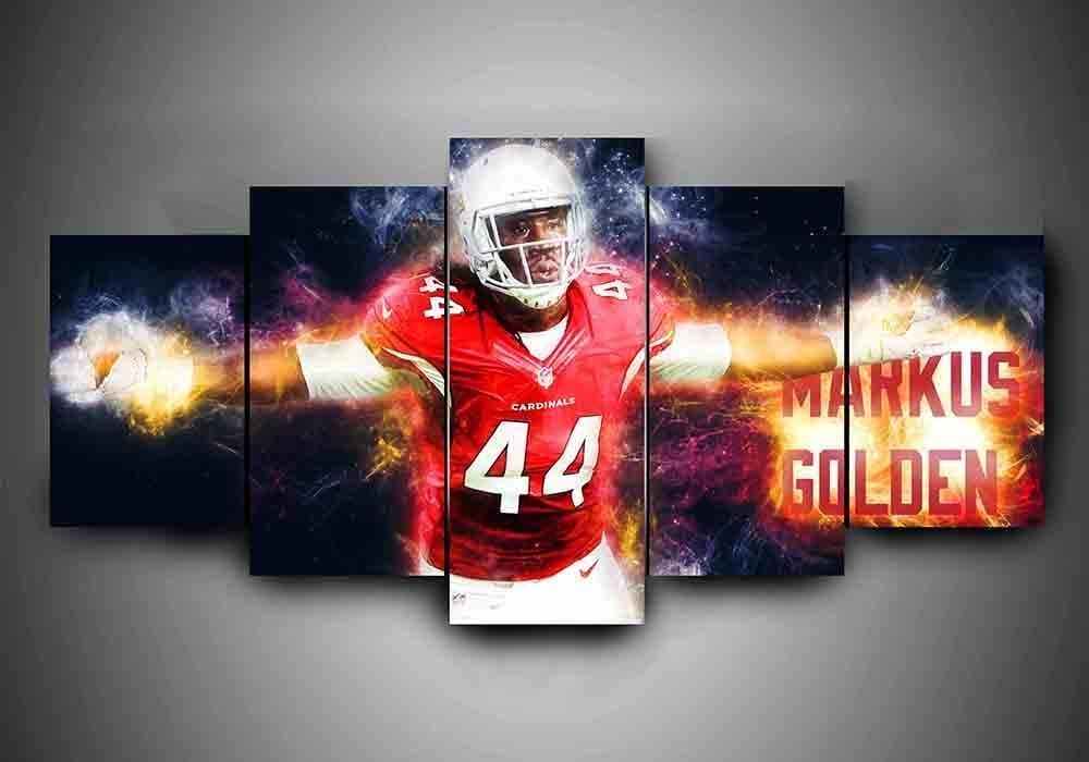 Arizona Cardinals Markus Golden – 5 Panel Canvas Prints Wall Art Home Decor Frame Set 1 Arizona Cardinals Markus Golden – 5 Panel Canvas Prints Wall Art Home Decor Frame Set