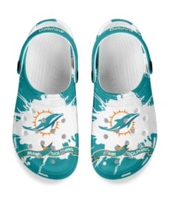 Miami Dolphins Crocs Unisex Clogs Clog Shoes