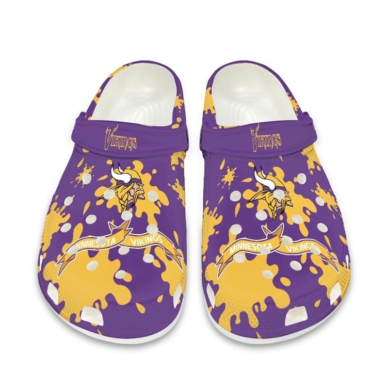 Minnesota Vikings Crocs V2 Unisex Clogs Clog Shoes 8 Minnesota Vikings Crocs V2 Unisex Clogs Clog Shoes