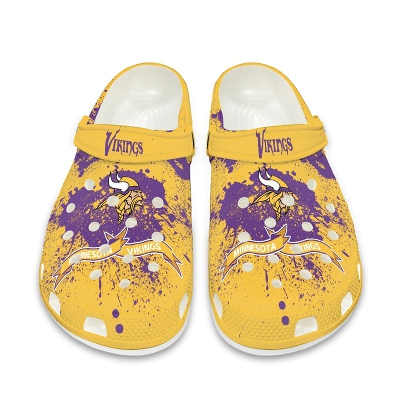 Minnesota Vikings Crocs V3 Unisex Clogs Clog Shoes 8 Minnesota Vikings Crocs V3 Unisex Clogs Clog Shoes