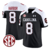 Nyck Harbor Jersey #8 South Carolina Gamecocks Football 1980 Throwback Vapor Limited Black Alternate