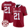 Nick Emmanwori Jersey #21 South Carolina Gamecocks Football 1980 Throwback Vapor Limited Garnet
