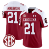 Nick Emmanwori Jersey #21 South Carolina Gamecocks Football 1980 Throwback Vapor Limited Garnet Alternate