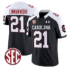 Nick Emmanwori Jersey #21 South Carolina Gamecocks Football 1980 Throwback Vapor Limited Black Alternate