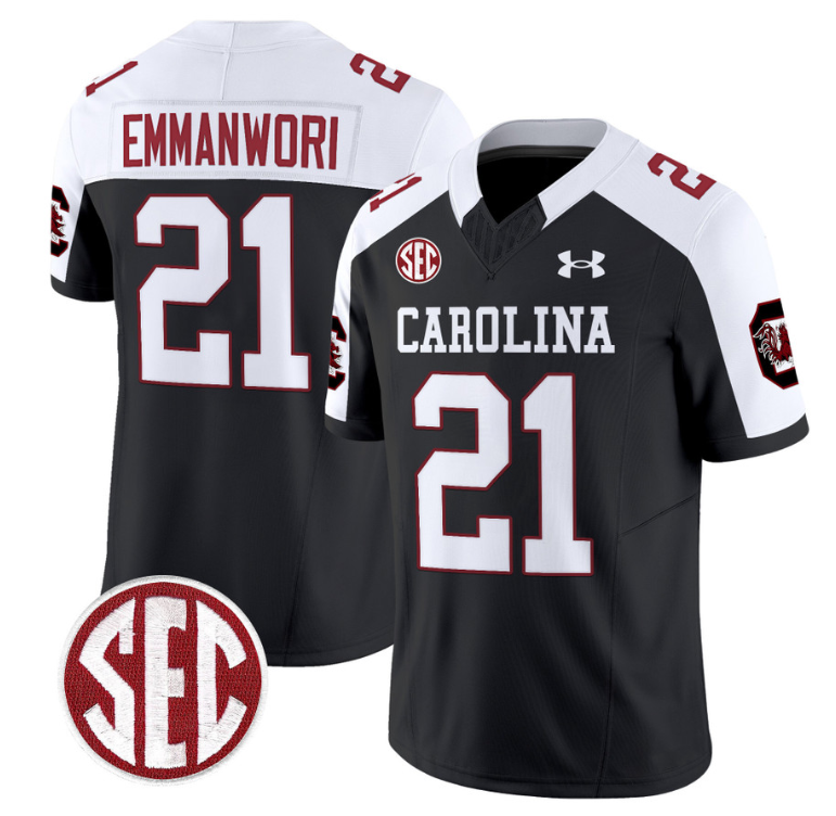 Nick Emmanwori Jersey #21 South Carolina Gamecocks Football 1980 Throwback Vapor Limited Black Alternate 8 Nick Emmanwori Jersey #21 South Carolina Gamecocks Football 1980 Throwback Vapor Limited Black Alternate