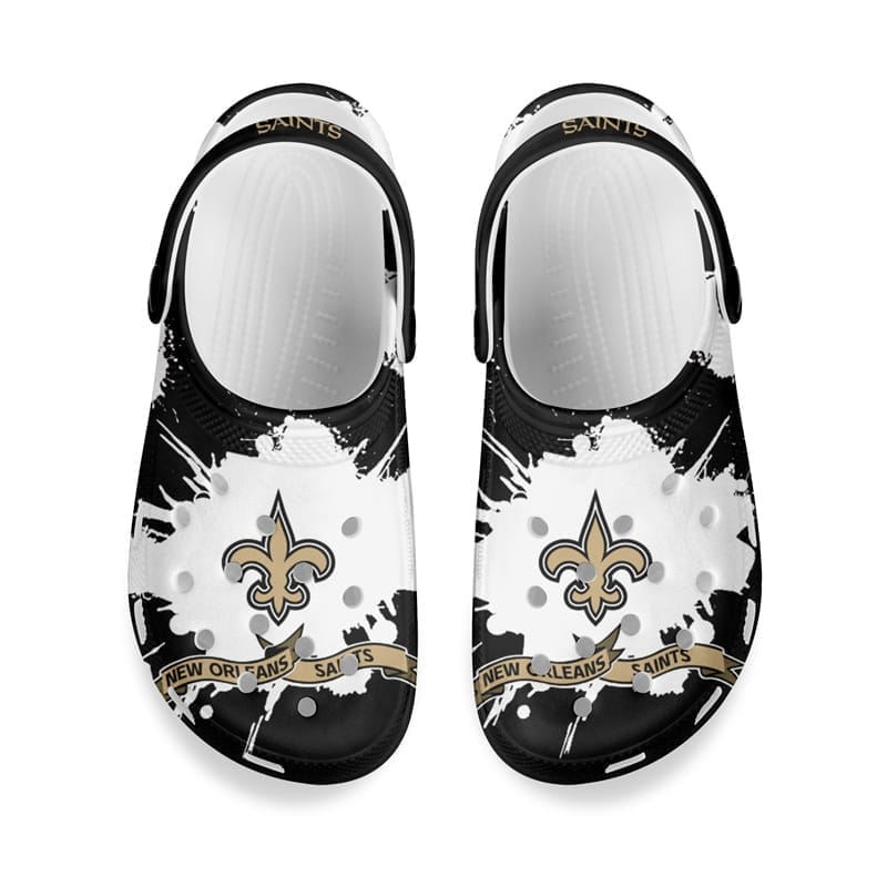 New Orleans Saints Crocs V3 Unisex Clogs Clog Shoes 8 New Orleans Saints Crocs Unisex Clogs Clog Shoes
