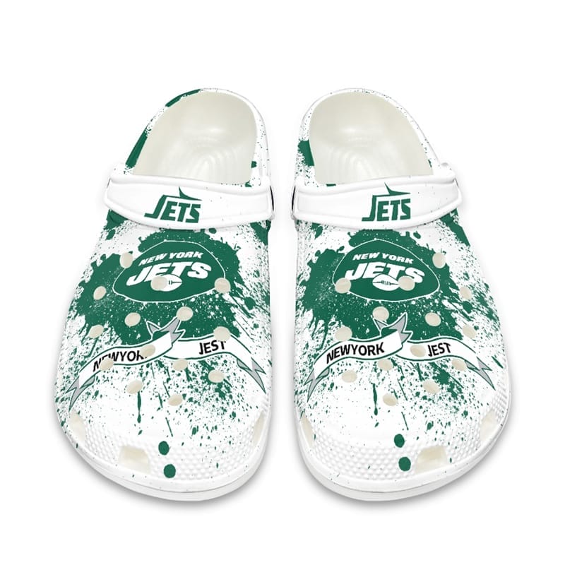 New York Jets Crocs V2 Unisex Clogs Clog Shoes 8 New York Jets Crocs V2 Unisex Clogs Clog Shoes