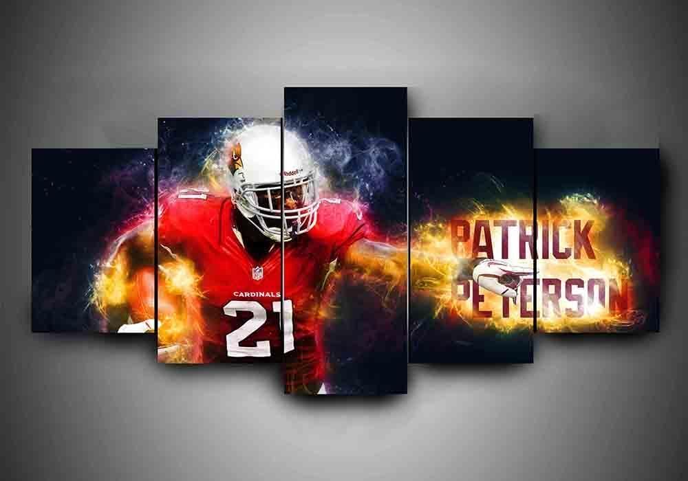 Arizona Cardinals Patrick Peterson – 5 Panel Canvas Prints Wall Art Home Decor Frame Set 1 Arizona Cardinals Patrick Peterson – 5 Panel Canvas Prints Wall Art Home Decor Frame Set