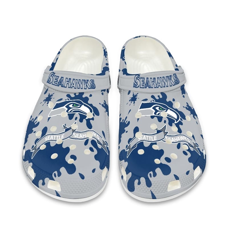 Seattle Seahawks Crocs V2 Unisex Clogs Clog Shoes 8 Seattle Seahawks Crocs V2 Unisex Clogs Clog Shoes