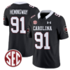Tonka Hemingway Jersey #91 South Carolina Gamecocks Football 1980 Throwback Vapor Limited Black