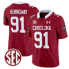 Tonka Hemingway Jersey #91 South Carolina Gamecocks Football 1980 Throwback Vapor Limited Garnet