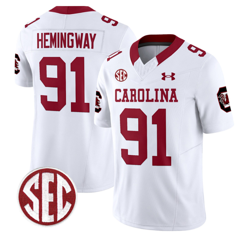 Tonka Hemingway Jersey #91 South Carolina Gamecocks Football 1980 Throwback Vapor Limited White 8 Tonka Hemingway Jersey #91 South Carolina Gamecocks Football 1980 Throwback Vapor Limited White