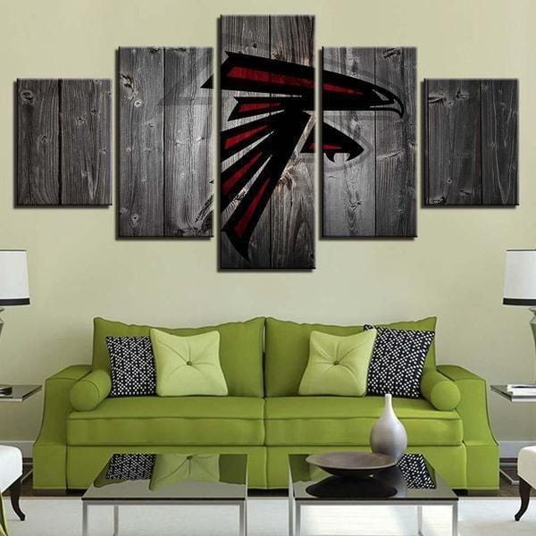 Atlanta Falcons Football – 5 Panel Canvas Prints Wall Art Home Decor Frame Set 1 Atlanta Falcons Football – 5 Panel Canvas Prints Wall Art Home Decor Frame Set