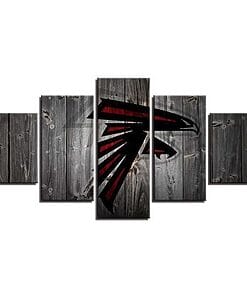 Atlanta Falcons Football – 5 Panel Canvas Prints Wall Art Home Decor Frame Set 6 atlanta falcons nfl canvas wall art ads 5062378324057