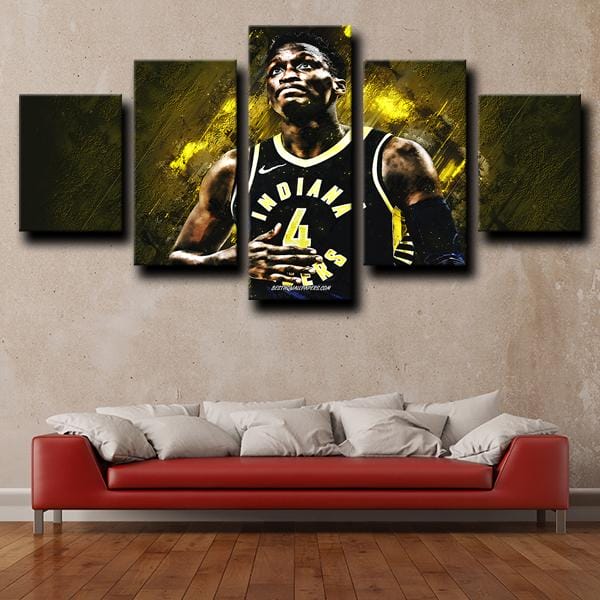 Indiana Pacers Guard Mr 540 Victor Oladipo – 5 Panel Canvas Prints Wall Art Home Decor Frame Set 1 Indiana Pacers Guard Mr 540 Victor Oladipo – 5 Panel Canvas Prints Wall Art Home Decor Frame Set