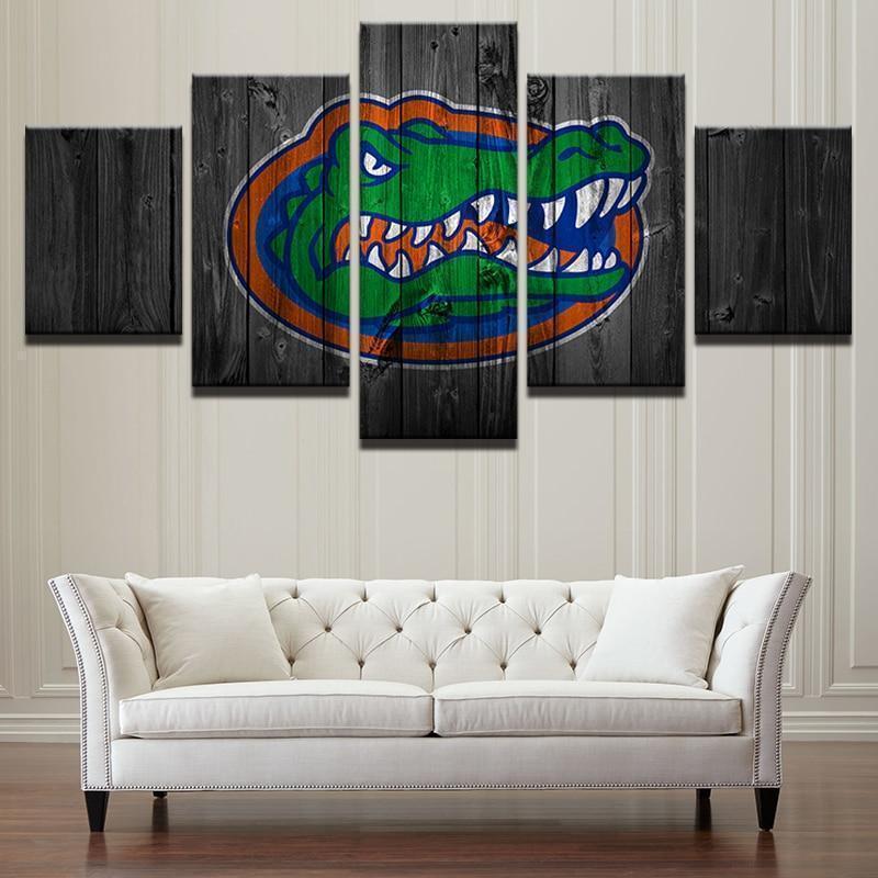 Florida Gators College Football – 5 Panel Canvas Prints Wall Art Home Decor Frame Set 1 Florida Gators College Football – 5 Panel Canvas Prints Wall Art Home Decor Frame Set