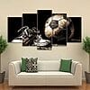 Hawkeyes Stadium Sports – 5 Panel Canvas Prints Wall Art Home Decor Frame Set 8 mainimage05 Panel Hawkeyes Stadium Sports HD Printed Landscape Modular Pictures Frame Gymnasium Canvas Painting Home Wall