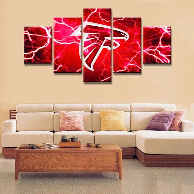 Atlanta Falcons Sports – 5 Panel Canvas Prints Wall Art Home Decor Frame Set 1 Atlanta Falcons Sports – 5 Panel Canvas Prints Wall Art Home Decor Frame Set