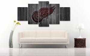 Detroit Red Wings 5 – 5 Panel Canvas Prints Wall Art Home Decor Frame Set 1 Detroit Red Wings 5 – 5 Panel Canvas Prints Wall Art Home Decor Frame Set