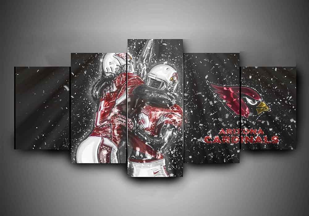Arizona Cardinals 1 – 5 Panel Canvas Prints Wall Art Home Decor Frame Set 1 Arizona Cardinals 1 – 5 Panel Canvas Prints Wall Art Home Decor Frame Set