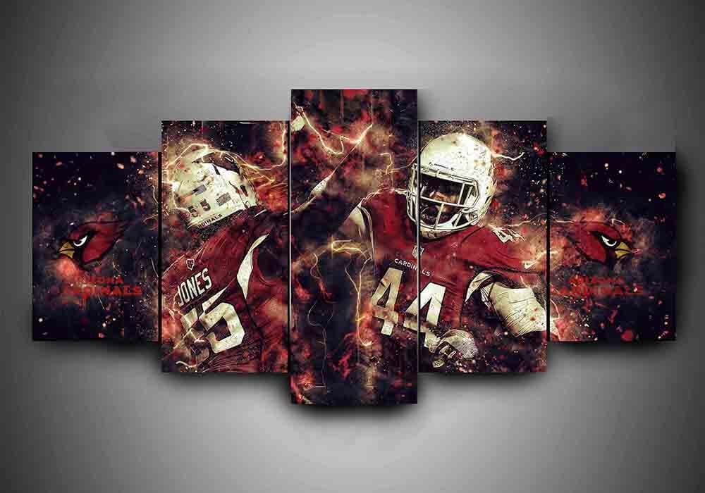 Arizona Cardinals 2 – 5 Panel Canvas Prints Wall Art Home Decor Frame Set 1 Arizona Cardinals 2 – 5 Panel Canvas Prints Wall Art Home Decor Frame Set