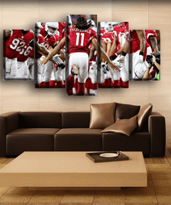 Arizona Cardinals Larry Fitzgerald – 5 Panel Canvas Prints Wall Art Home Decor Frame Set 8 your pretty wall 1 6fb416d0 27d4 411c a2b2 822dd14860dd 800x