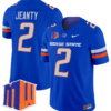 Ashton Jeanty Jersey #2 Boise State Broncos Vapor Limited College Football Stitched Royal