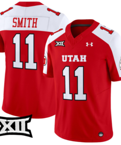 Alex Smith Jersey #11 Utah Utes Vapor Limited College Football Stitched Red Alternate