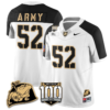 Austin Hill Jersey #52 Army Black Knights Vapor Limited College Football Stitched White Alternate