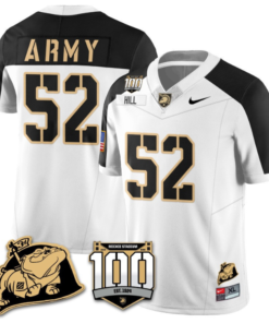 Austin Hill Jersey #52 Army Black Knights Vapor Limited College Football Stitched White Alternate