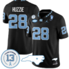Alijah Huzzie Jersey #28 North Carolina Tar Heels Vapor College Football Stitched Black