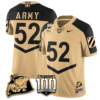 Austin Hill Jersey #52 Army Black Knights Vapor Limited College Football Stitched Gold Alternate